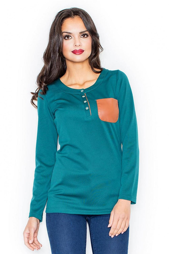 Blouse With Long Sleeves Figl