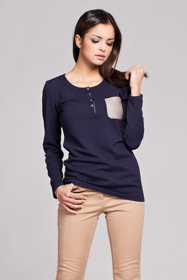 Blouse With Long Sleeves Figl