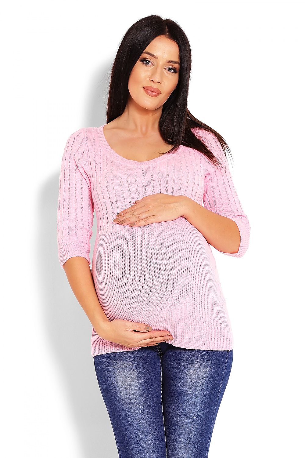 Delicate Weave Pregnancy Sweater PeeKaBoo