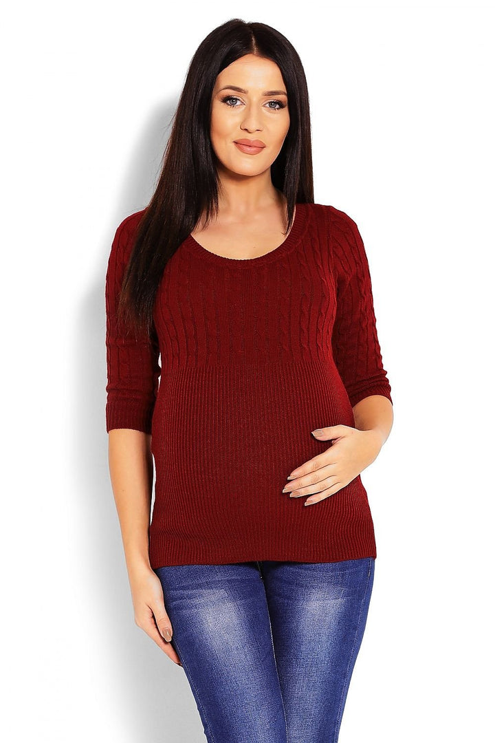 Delicate Weave Pregnancy Sweater PeeKaBoo