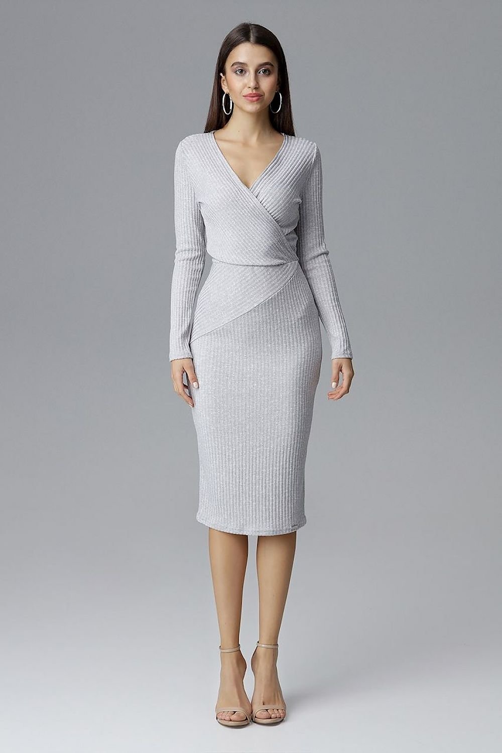 Fitted dress with long sleeves Cocktail dress  Figl