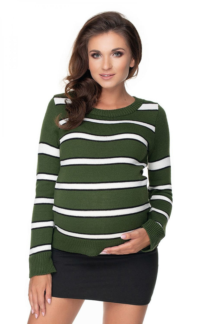 Fitted Long Pregnancy Sweater  PeeKaBoo