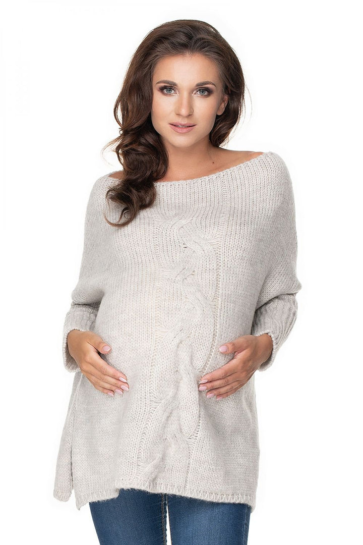 Loose-Fitting Pregnancy Sweater  PeeKaBoo