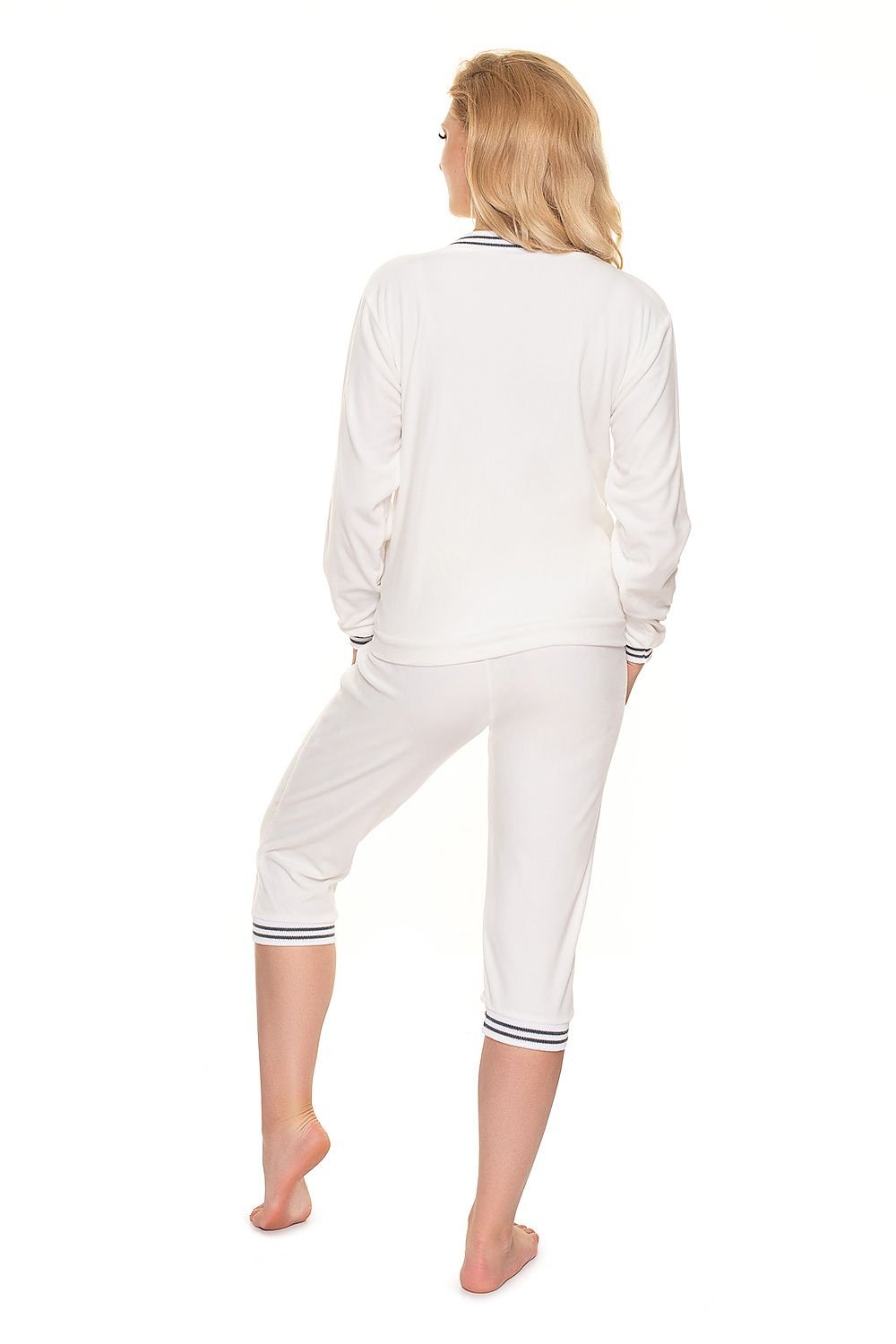 Tracksuit Set With Contrasting Piping PeeKaBoo