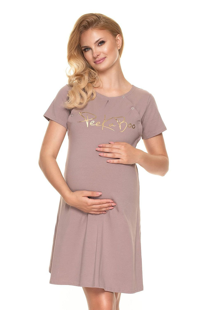 Maternity nightgown Nightshirt PeeKaBoo