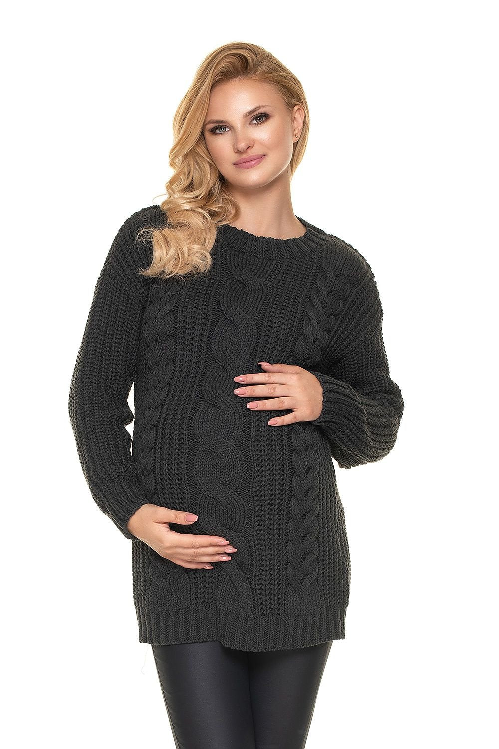 Long Pullover Pregnancy Sweater  PeeKaBoo