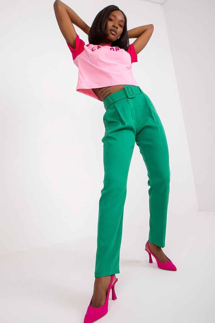 Womenhigh-waisted   trousers Italy Moda